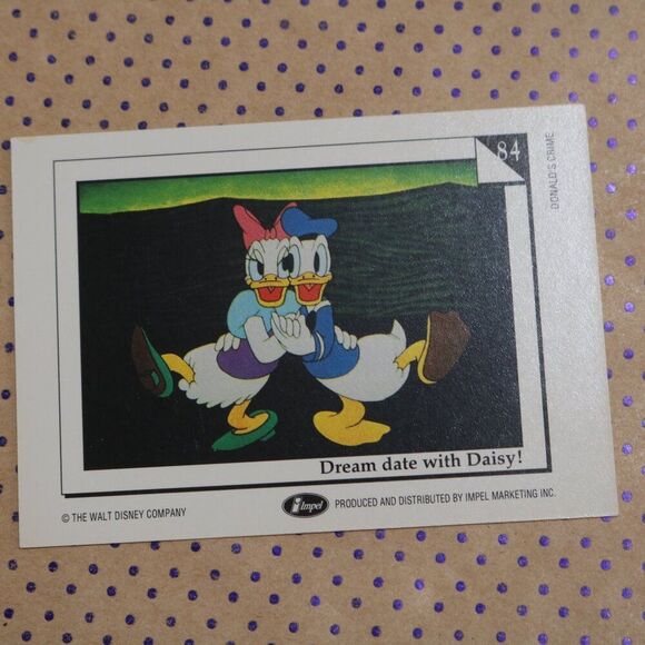 Donald's Crime I84 Disney Card - Picture 2 of 2